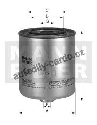 Palivový filtr MANN WK940/6 (MF WK940/6) - NISSAN