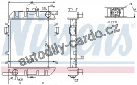 Chladič motoru NISSENS 63070