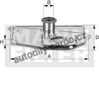 Hydraulický filtr MANN H2538 (MF H2538) - MERCEDES-BENZ