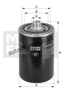Hydraulický filtr MANN W1387 (MF W1387)