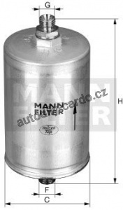 Palivový filtr MANN WK830/11 (MF WK830/11) - SSANGYONG