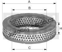 Vzduchový filtr MANN C88 (MF C88)