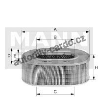 Vzduchový filtr MANN C3975 (MF C3975)
