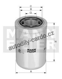 Hydraulický filtr MANN WH980/1 (MF WH980/1) nahrazen WH980/3