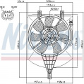 Ventilátor chladiče klimatizace NISSENS 85407