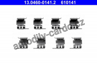 Sada příslušenství, obložení kotoučové brzdy ATE 13.0460-0141 (AT 610141)
