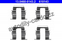 Sada příslušenství, obložení kotoučové brzdy ATE 13.0460-0143 (AT 610143)