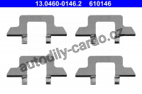 Sada příslušenství, obložení kotoučové brzdy ATE 13.0460-0146 (AT 610146)