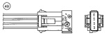 Lambda sonda NGK OZA448-E56 - CITROËN, FIAT, PEUGEOT