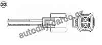 Lambda sonda NGK OZA502-E34 - MITSUBISHI