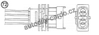 Lambda sonda NGK OZA660-EE4 - OPEL