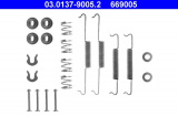 Sada příslušenství, brzdové čelisti ATE 03.0137-9005 (AT 669005)