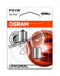 Žárovka OSRAM P21W 12V 7506-2BL (2 kusy)