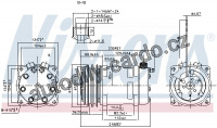 Kompresor klimatizace NISSENS 89616