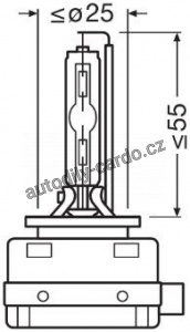 Výbojka OSRAM D8S Xenarc Cool Blue Intense 25W (66548CBN)