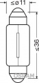 Žárovka OSRAM C5W 12V 6418