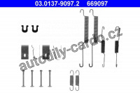 Sada příslušenství, brzdové čelisti ATE 03.0137-9097 (AT 669097)