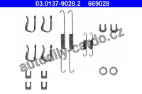 Sada příslušenství, brzdové čelisti ATE 03.0137-9028 (AT 669028)