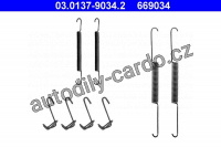 Sada příslušenství, brzdové čelisti ATE 03.0137-9034 (AT 669034)