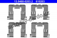 Sada příslušenství, obložení kotoučové brzdy ATE 13.0460-0203 (AT 610203)