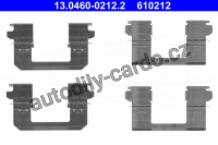 Sada příslušenství, obložení kotoučové brzdy ATE 13.0460-0212 (AT 610212)