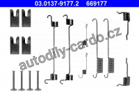Sada příslušenství, brzdové čelisti ATE 03.0137-9177 (AT 669177)