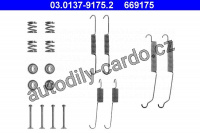 Sada příslušenství, brzdové čelisti ATE 03.0137-9175 (AT 669175)