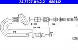 Lanko ruční brzdy ATE 24.3727-0142 (AT 580142)