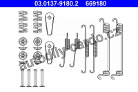 Sada příslušenství, brzdové čelisti ATE 03.0137-9180 (AT 669180)