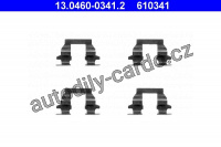 Sada příslušenství, obložení kotoučové brzdy ATE 13.0460-0341 (AT 610341)