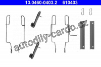 Sada příslušenství, obložení kotoučové brzdy ATE 13.0460-0403 (AT 610403)