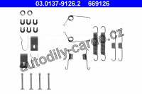 Sada příslušenství, brzdové čelisti ATE 03.0137-9126 (AT 669126)