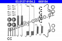 Sada příslušenství, brzdové čelisti ATE 03.0137-9154 (AT 669154)