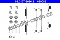 Sada příslušenství, brzdové čelisti ATE 03.0137-9086 (AT 669086)