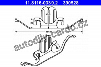 Pružina, brzdový třmen ATE 11.8116-0339 (AT 390528)