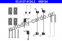 Sada příslušenství, brzdové čelisti ATE 03.0137-9124 (AT 669124)