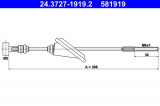 Lanko ruční brzdy ATE 24.3727-1919 (AT 581919)