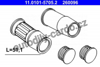 Sada vodicích pouzder, brzdový třmen ATE 11.0101-5705 (AT 260096)