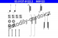 Sada příslušenství, brzdové čelisti ATE 03.0137-9122 (AT 669122)