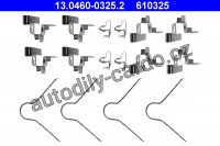 Sada příslušenství, obložení kotoučové brzdy ATE 13.0460-0325 (AT 610325)