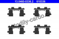 Sada příslušenství, obložení kotoučové brzdy ATE 13.0460-0336 (AT 610336)