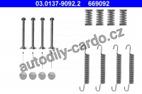 Sada příslušenství, parkovací brzdové čelisti ATE 03.0137-9092 (AT 669092) Sada příslušenství, parkovací brzdové čelisti ATE 03.0137-9092 (AT 669092)