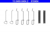 Sada příslušenství, obložení kotoučové brzdy ATE 13.0460-0404 (AT 610404)