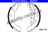 Sada brzdových čelistí ATE (AT 650370) 03.0137-0370