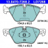 Sada brzdových destiček ATE 13.0470-7268 (AT LD7268)