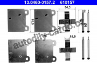 Sada příslušenství, obložení kotoučové brzdy ATE 13.0460-0157 (AT 610157)
