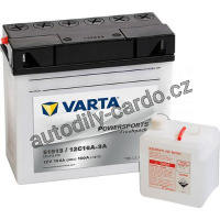 Moto baterie VARTA VT 519013010 19Ah 100A 12V P+ Y10 FUNSTART FRESHPACK /186x82x171/