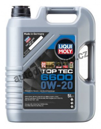 Liqui Moly TOP TEC 6600 0W-20 5L (21411) + štítek