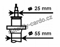 Tlumič pérování plynový KYB 335808