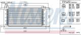Chladič motorového oleje NISSENS 90046